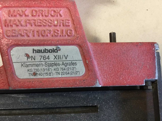 Haubold pn764 x11/v pneumatische tacker (5x) - afbeelding 5 van  11