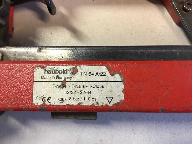 Haubold pn764 x11/v pneumatische tacker (5x) - afbeelding 7 van  11