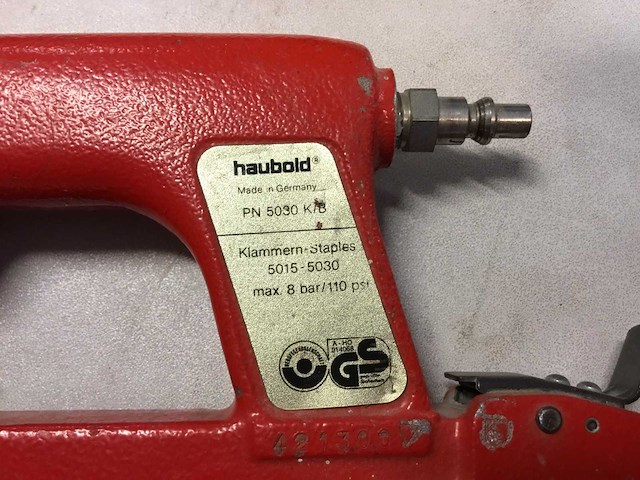 Haubold pn764 x11/v pneumatische tacker (5x) - afbeelding 11 van  11