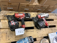 Haubold pneumatische tacker (2x)