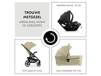 Hauck shop n care trio set van reiswieg buggy en babyautostoel olive - afbeelding 2 van  6