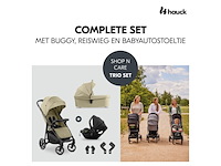 Hauck shop n care trio set van reiswieg buggy en babyautostoel olive - afbeelding 3 van  6