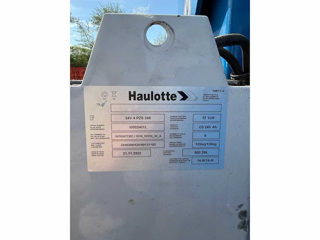 Haulotte - 2014 - star 10 - mast hoogwerker - afbeelding 16 van  30