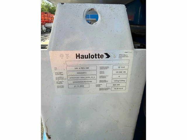 Haulotte - 2014 - star 10 - mast hoogwerker - afbeelding 17 van  30