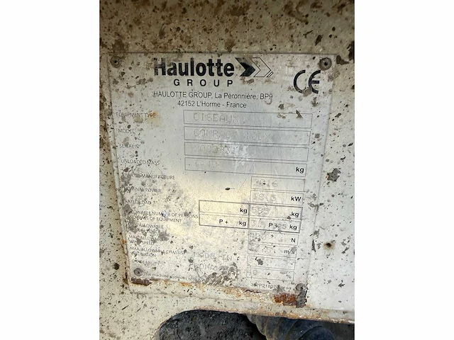 Haulotte - 2016 - compact 10dx - hoogwerker 4x4 - afbeelding 20 van  27