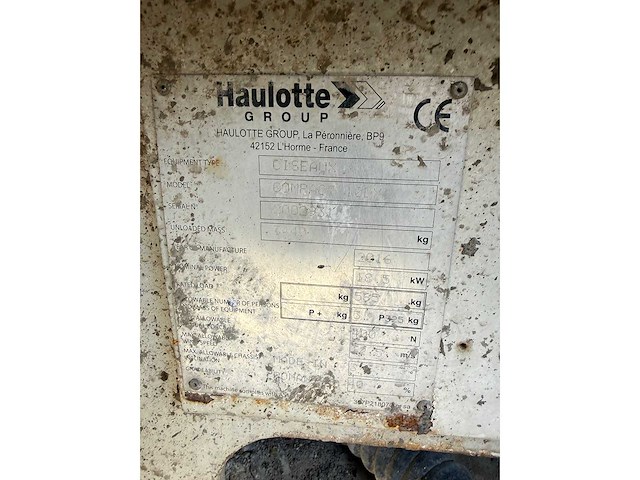 Haulotte - 2016 - compact 10dx - hoogwerker - afbeelding 27 van  27