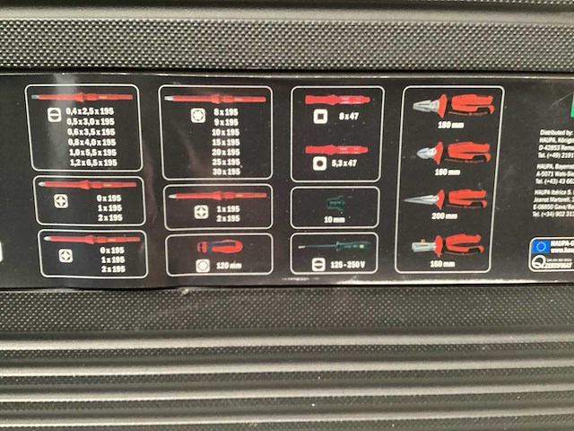 Haupa vario pro 102052 gereedschapskoffer - afbeelding 7 van  8