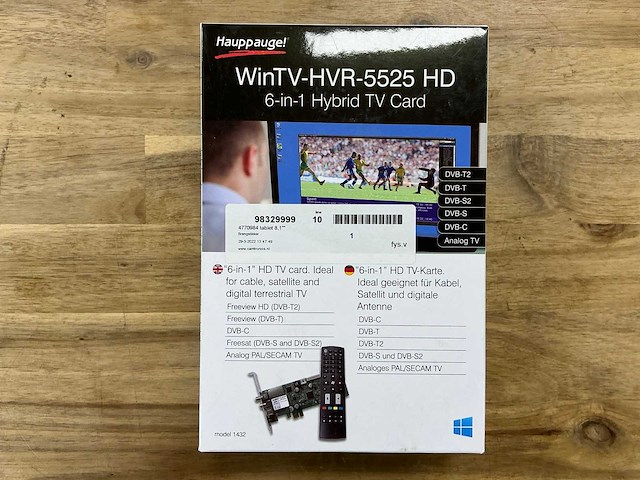 Hauppauge wintv-hvr-5525hd 6-in-1 hybrid tv card - afbeelding 1 van  2