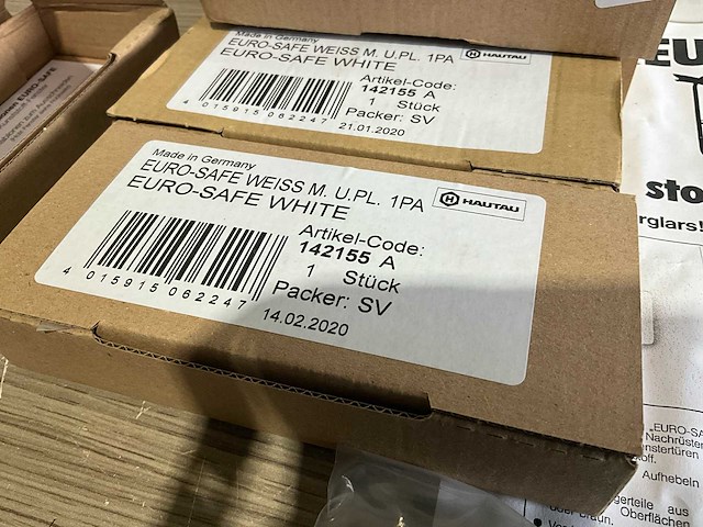 Hautau - euro-safe weiss - inbraakbeveiliging - deur- raambeslag (10x) - afbeelding 1 van  8