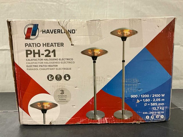 Haverland patio heater ph-21 heater - afbeelding 1 van  2