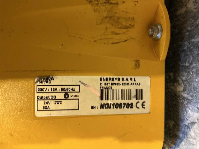 Hawker - 24v 80a - battery chargers - afbeelding 2 van  2