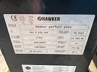 Hawker 24v 2 pzs 250 tractie batterij - afbeelding 4 van  4