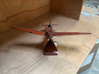 Hawker hurricane houten modelvliegtuig - afbeelding 2 van  6