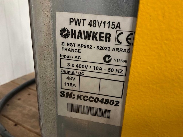 Hawker tc3pwt48v115blm acculader - afbeelding 7 van  7