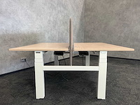 Haworth - elektrische zit/sta duo-bureau 160x80 - afbeelding 2 van  18