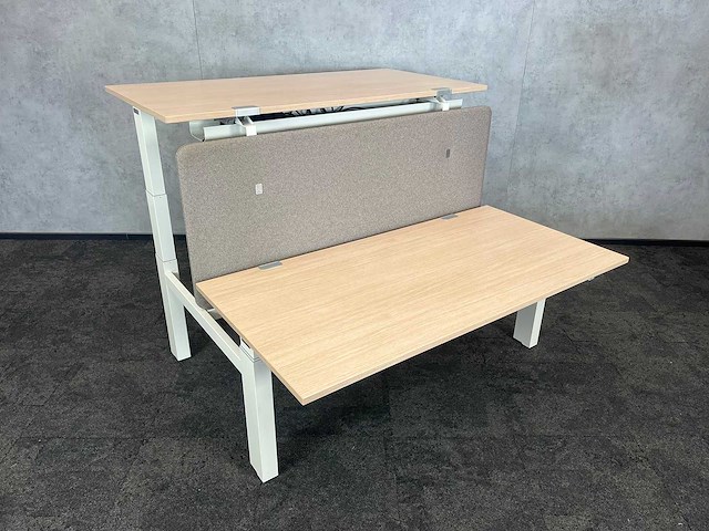 Haworth - elektrische zit/sta duo-bureau 160x80 - afbeelding 1 van  18