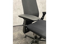Haworth fern - ergonomische bureaustoel zwart - afbeelding 4 van  14