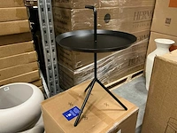 Hay bijzettafel dlm black ø38xh44/58 cm