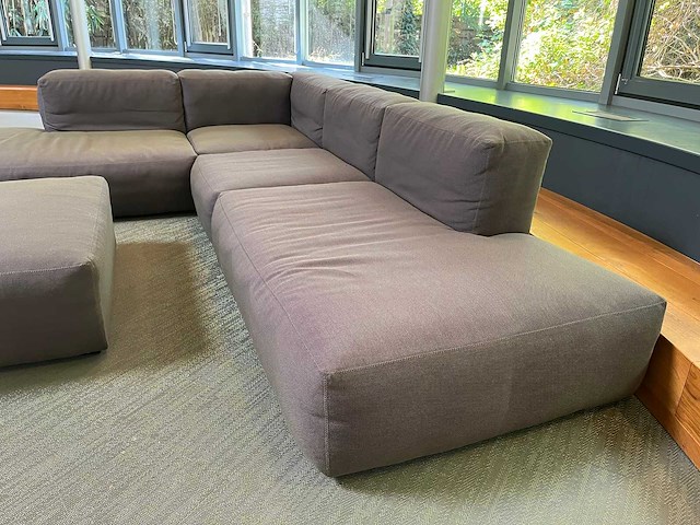 Hay mags - modulaire sofa met hocker - afbeelding 3 van  5