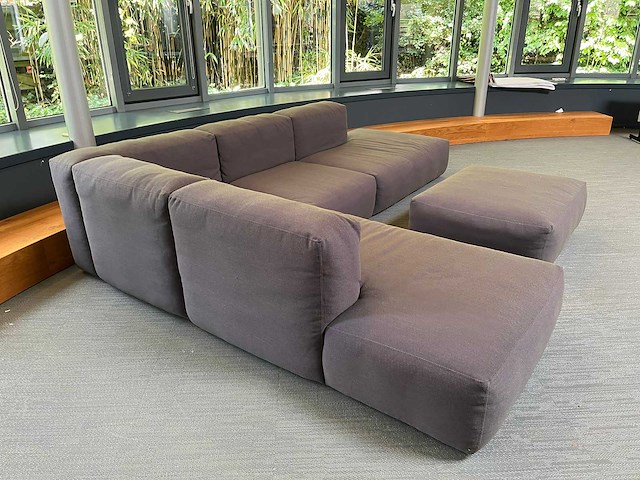Hay mags - modulaire sofa met hocker - afbeelding 4 van  5