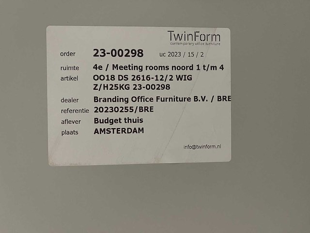 Hay/ twinform - wigvormige 6p vergaderset - afbeelding 20 van  20