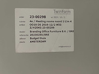 Hay/ twinform - wigvormige 6p vergaderset - afbeelding 20 van  20