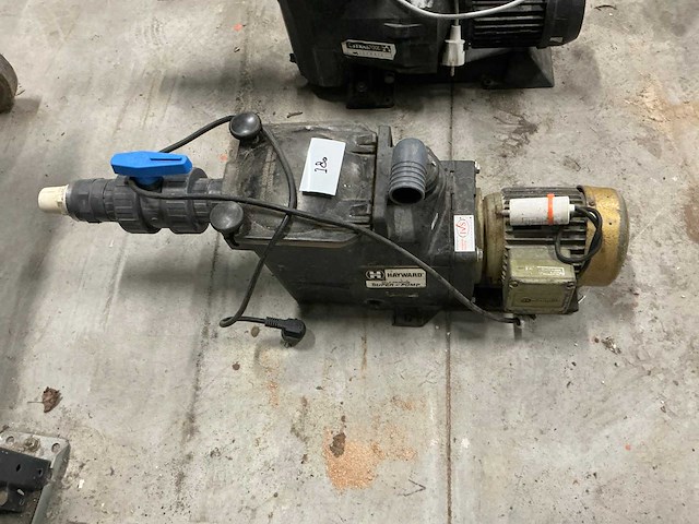Hayward self priming super pump gebruikte zwembadpomp - afbeelding 1 van  1