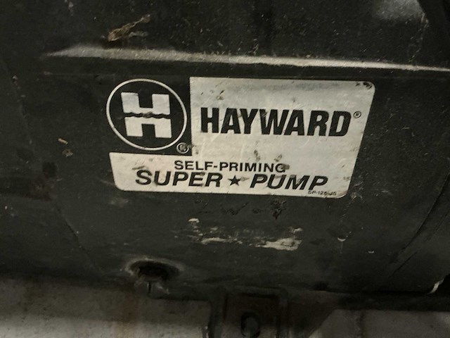Hayward self priming super pump gebruikte zwembadpomp - afbeelding 3 van  3