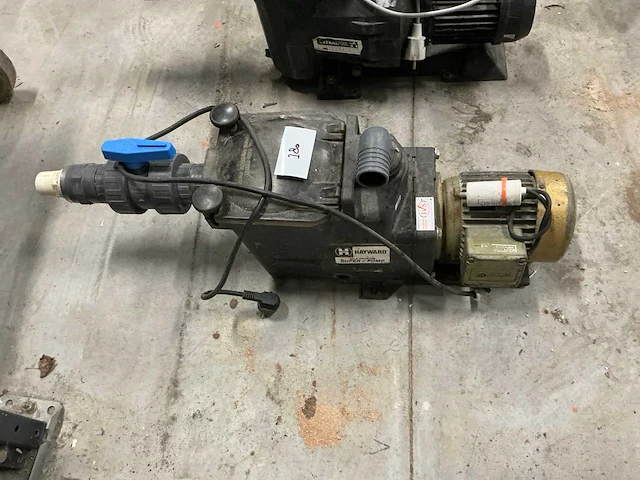 Hayward self priming super pump gebruikte zwembadpomp - afbeelding 2 van  3