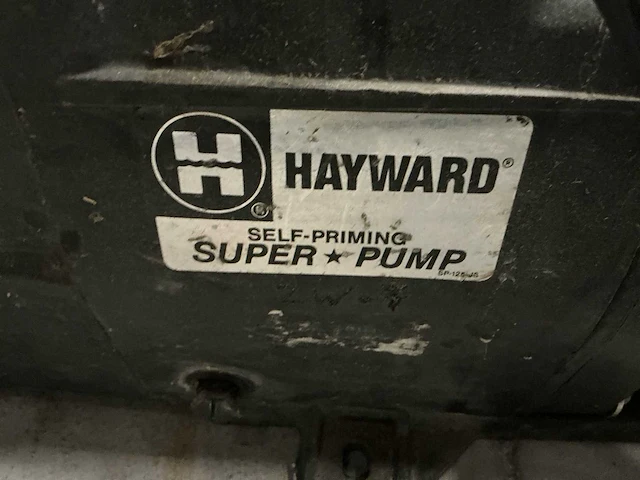 Hayward self priming super pump gebruikte zwembadpomp - afbeelding 3 van  3