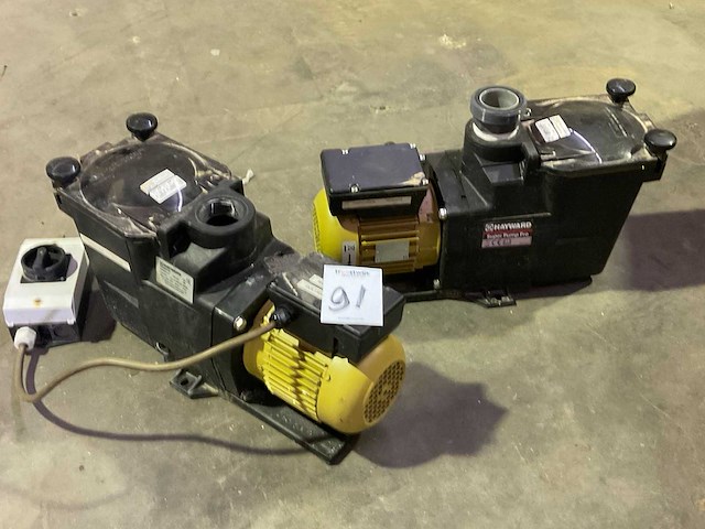 Hayward super pomp pro sp2608xy111 waterpomp (2x) - afbeelding 1 van  4