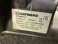 Hayward super pomp pro sp2608xy111 waterpomp (2x) - afbeelding 4 van  4