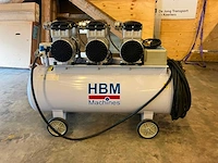 Hbm - 6 pk - 150 liter - low noise - hogedrukcompressor