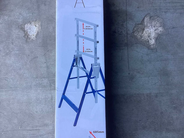 Hbm - verstelbare - schraag - trestle (2x) - afbeelding 4 van  4