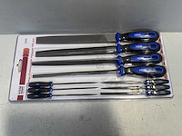 Hbm 10 delige professionele vijlenset 200 mm - afbeelding 2 van  2