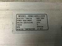 Hbm 100x1220 bandschuurmachine - afbeelding 6 van  6
