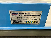 Hbm 1.0x305 combinatie zet/knip en wals - afbeelding 5 van  5