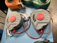 Hbm 12 mtr luchtslanghaspel (2x) - afbeelding 1 van  3