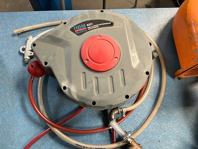Hbm 12 mtr luchtslanghaspel (2x) - afbeelding 3 van  3