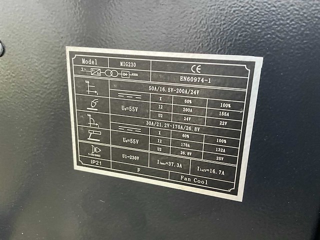 Hbm 230 ci mig lasapparaat - afbeelding 5 van  5