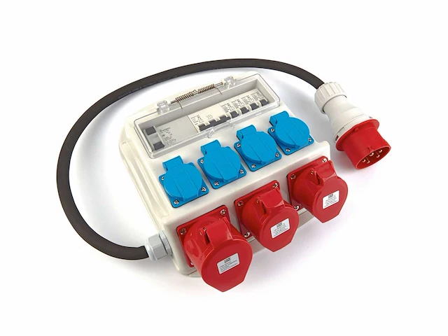 Hbm 3 x 400 volt en 4 x 230 volt verdeelblok - randaarde - afbeelding 3 van  6