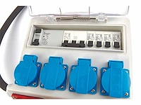 Hbm 3 x 400 volt en 4 x 230 volt verdeelblok - randaarde - afbeelding 1 van  6