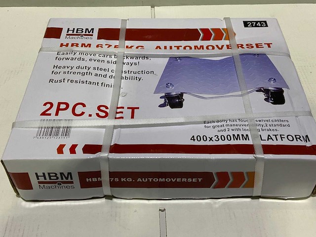 Hbm auto-moverset 675 kg - afbeelding 2 van  3