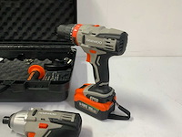 Hbm, daewoo, fieldman, proxxon accugereedschap met koffers en toebehoren - afbeelding 3 van  16