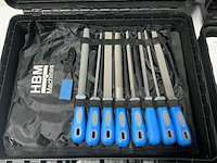 Hbm, daewoo, fieldman, proxxon accugereedschap met koffers en toebehoren - afbeelding 5 van  16