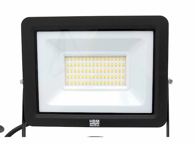 Hbm dubbele led bouwlamp 2 x 50w 2 x 4.700 lumen met statief 5000k - afbeelding 1 van  7