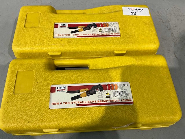 Hbm hydraulische krimptang (2x) - afbeelding 4 van  4