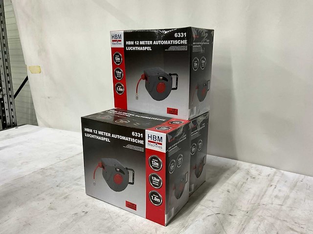 Hbm machines - 6331 - luchtslanghaspel (3x) - afbeelding 1 van  4
