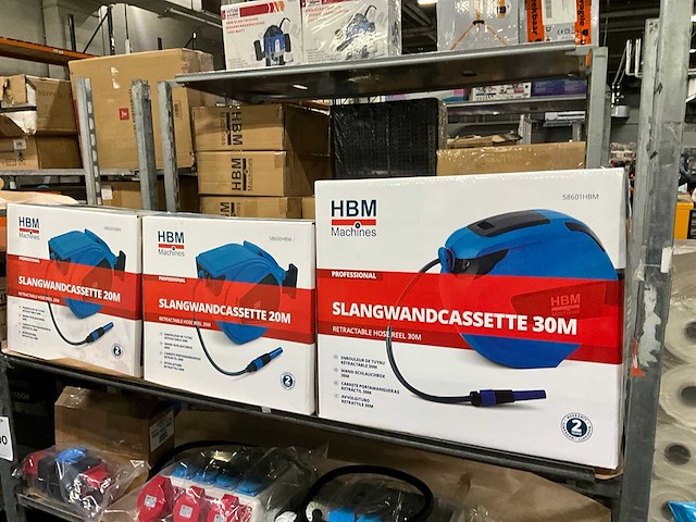 Hbm machines - slangwandcassette, waterhaspel (3x) - afbeelding 2 van  5