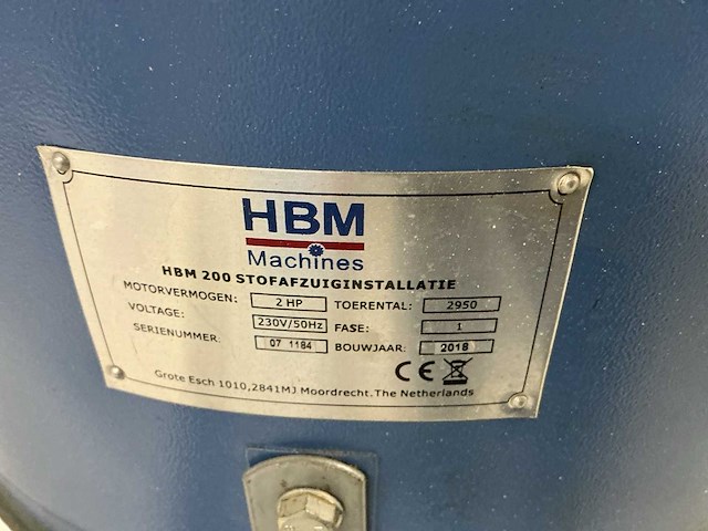 Hbm mobiele stofafzuiginstallatie - afbeelding 6 van  6